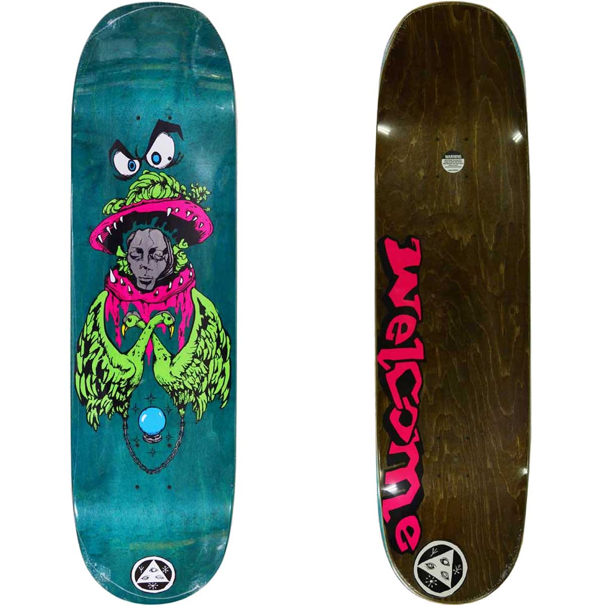 楽天市場】【ラスト1本】 ウェルカム 8.5インチ スケボー デッキ