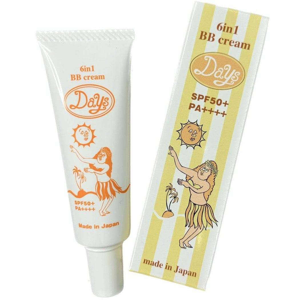 楽天市場】日焼け止め Days 6in1 BB Cream SPF50+ PA++++ 肌に優しい