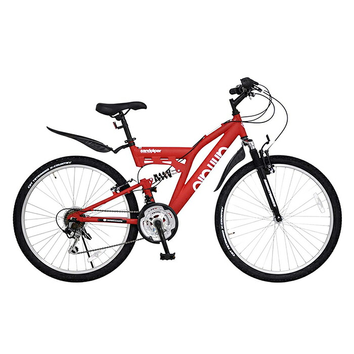 楽天市場】マウンテンバイク 26インチ SANDPIPER 18段変速付（ 本体