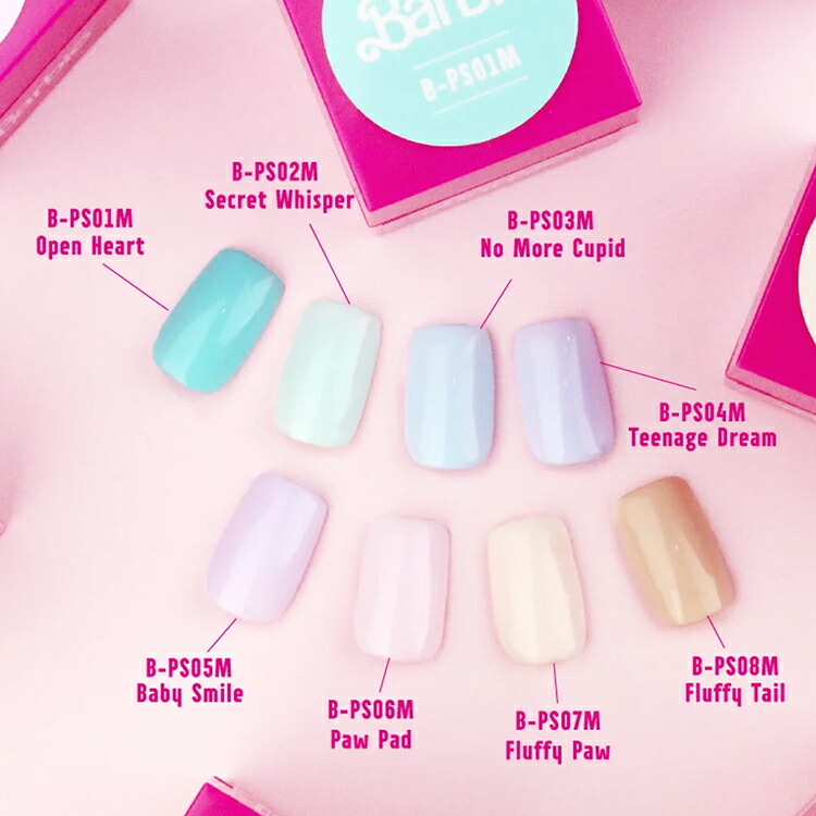 楽天市場】Barbie バービー カラージェル ホワイトパステルシリーズ 3g