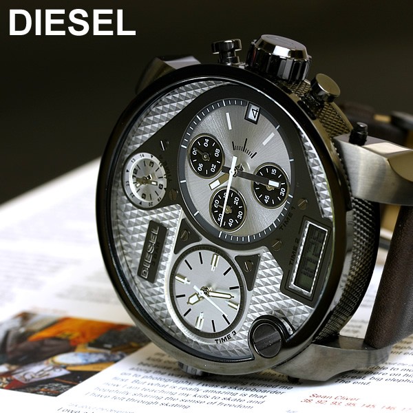 楽天市場】DIESEL ディーゼル 腕時計 ビックケース トリプルタイム