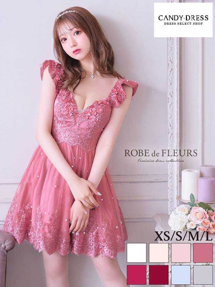 楽天市場】【カラー追加】【再入荷】XS/S/M/L 送料無料 ROBE de FLEURS
