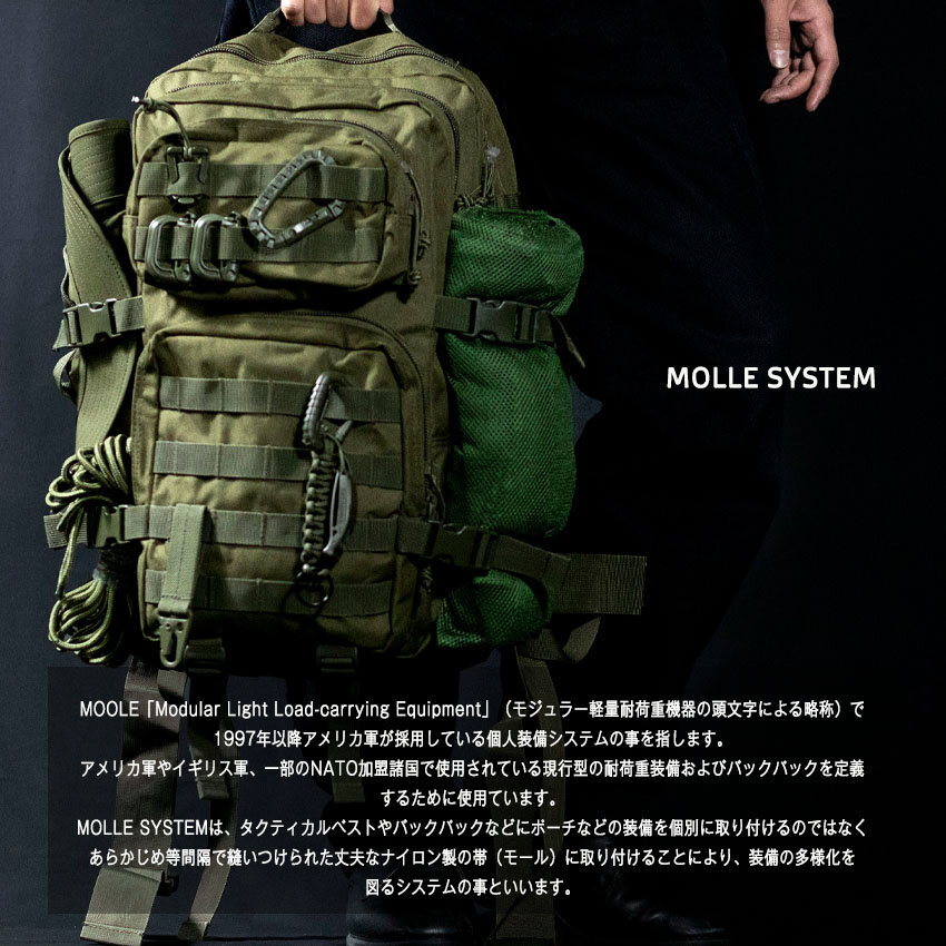 楽天市場】米軍タイプ A-3 ミリタリー バックパック 40L （オリーブ