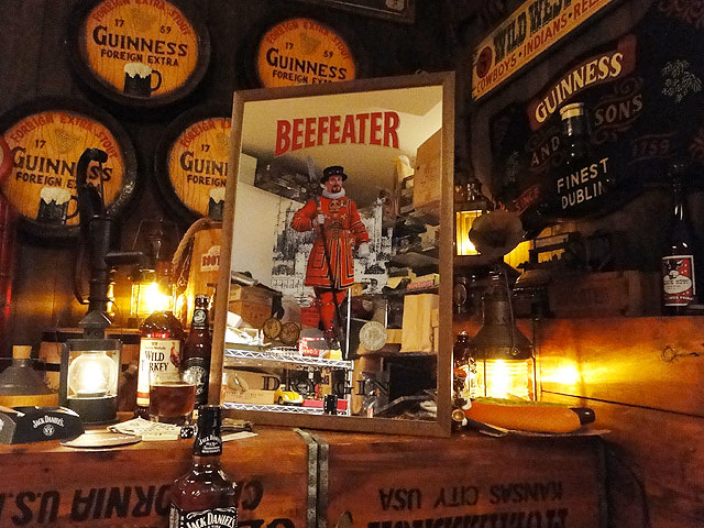 楽天市場】ビッグサイズ パブミラー （ビーフィーター） アメリカン