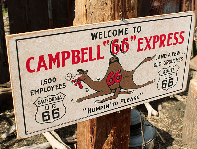 楽天市場】ルート66 ロードサイドショップ ウッドサイン （キャメル