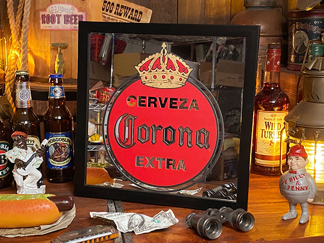 楽天市場】コロナビール パブミラー （ヴィンテージ エクストラロゴ