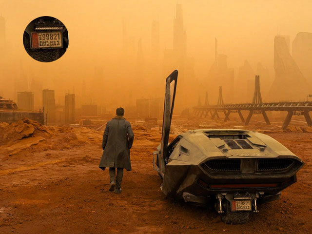 楽天市場】ムービーライセンスプレート 映画 ブレードランナー2049