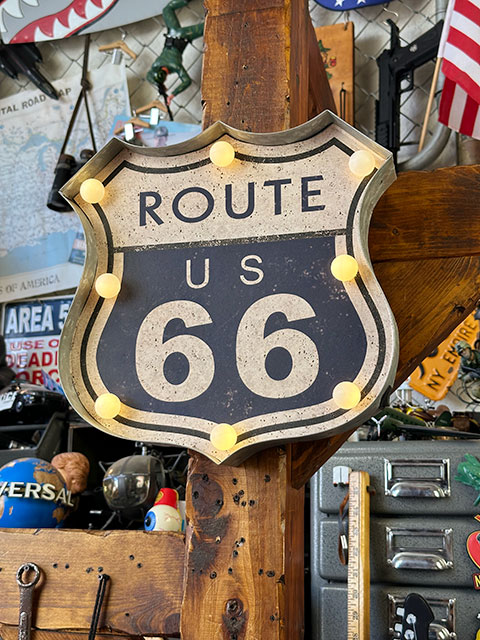 楽天市場】アメリカンクラシック ルート66 LEDロードサイン （ROUTE66