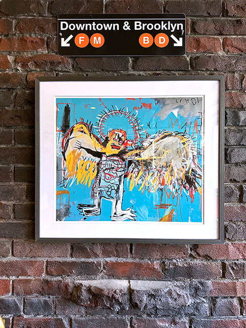 楽天市場】バスキア アートフレーム （Untitled 1981/Fallen Angel