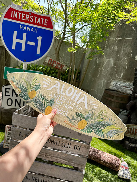 楽天市場】ハワイアン サーフボードサイン （アロハ） 看板 アメリカン