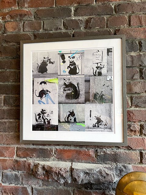 楽天市場】バンクシー アートフレーム （Rats Collection） 木製額付き