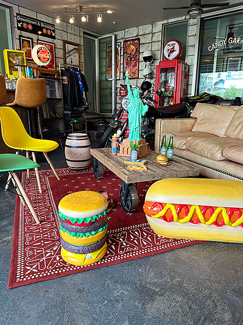 アメリカン家具 ハンバーガー スツール 椅子 オブジェにも 楽天市場