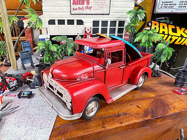 楽天市場】サーフトラック ブリキオブジェ Mサイズ （レッド