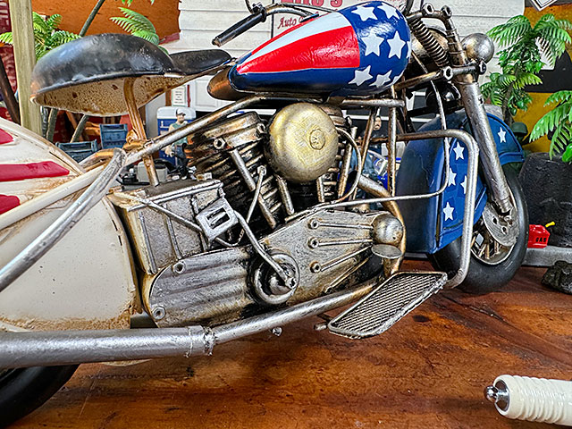 楽天市場】ハーレー バイク ブリキオブジェ Lサイズ （USAフラッグ