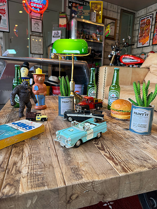 楽天市場】フィフティーズカー ブリキオブジェ Sサイズ （ミントブルー