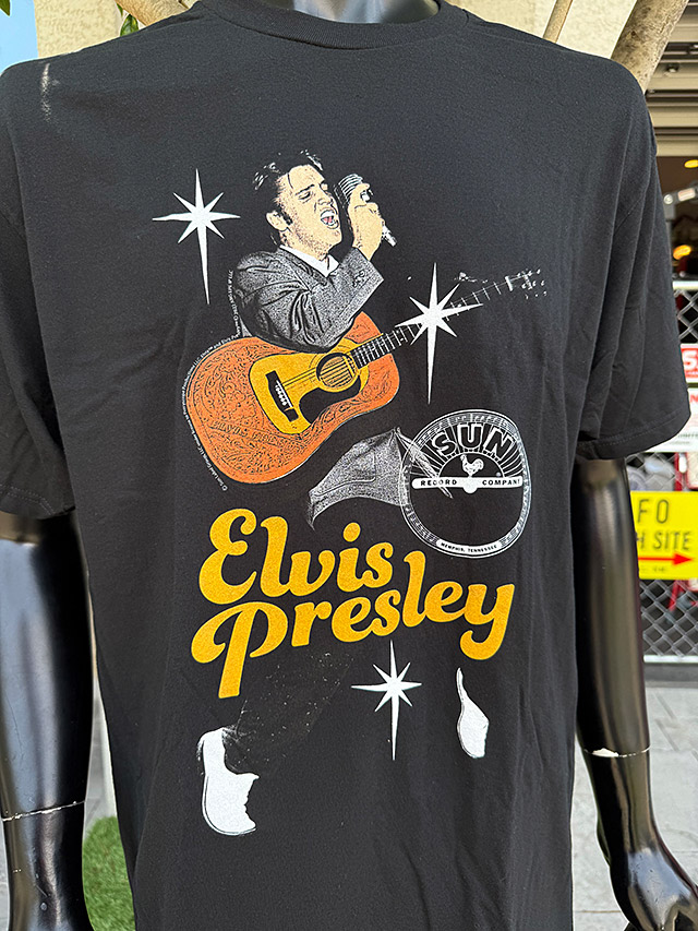 楽天市場】サンレコード エルヴィス・プレスリー オフィシャルTシャツ