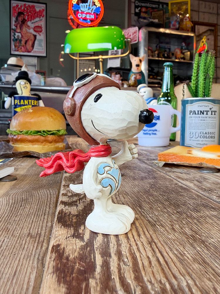 楽天市場】ジム・ショア ピーナッツ スヌーピー フライングエース