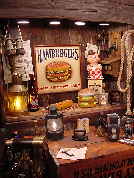 ビンテージバーガーキングドアハンドル看板店舗用USA ガレージ