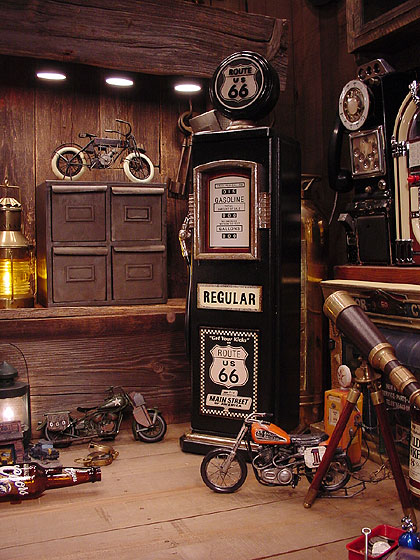 楽天市場】ルート66 ガスポンプCDタワー 「楽天1位」 アメリカン雑貨