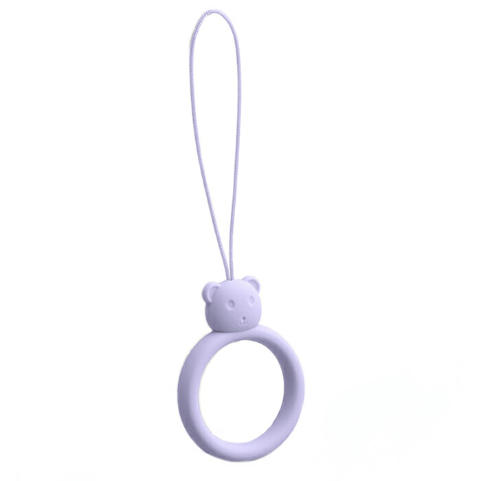 楽天市場】スマホストラップ くま クマ シリコン 携帯電話