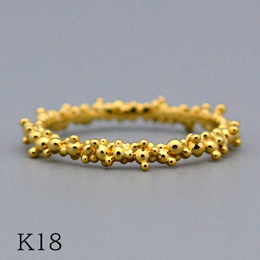 楽天市場】グレインズフルエタニティーボールリングホワイトゴールド