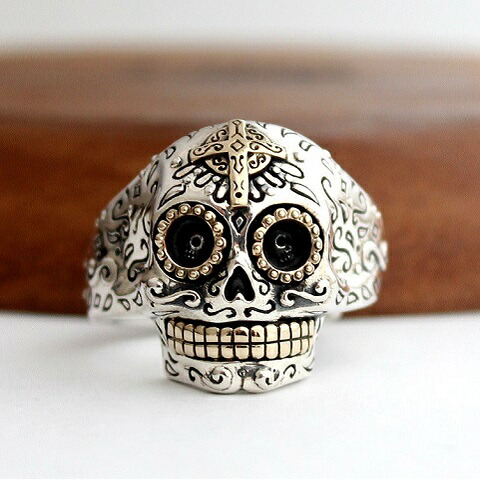 楽天市場】スカル メキシコ リング 指輪 goodvibrations グッド