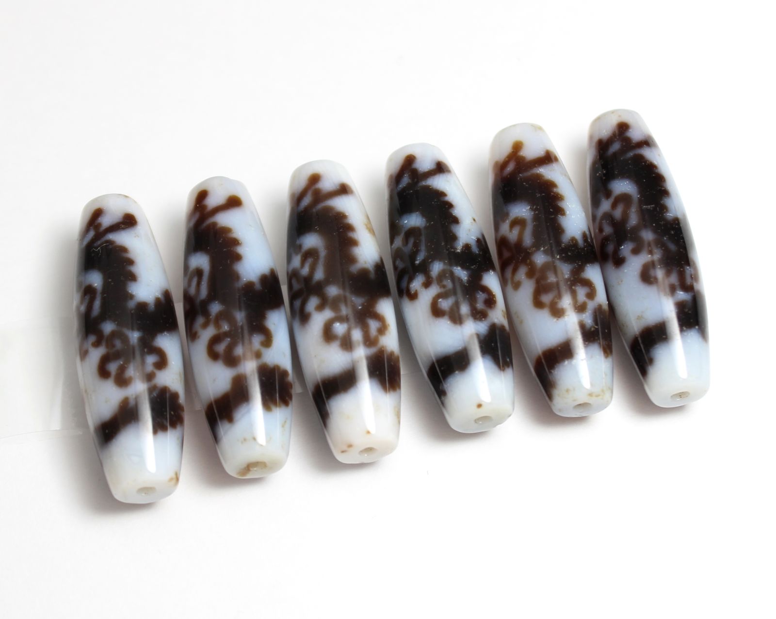 楽天市場】天珠 皇帝龍天珠 五本爪龍天珠 龍神天珠 白 38×12mm