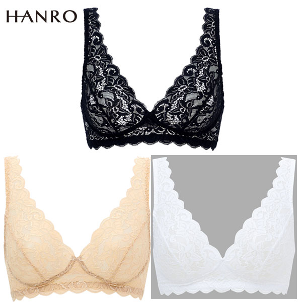 楽天市場】ハンロ HANROモーメント レースシリーズノンワイヤーブラ
