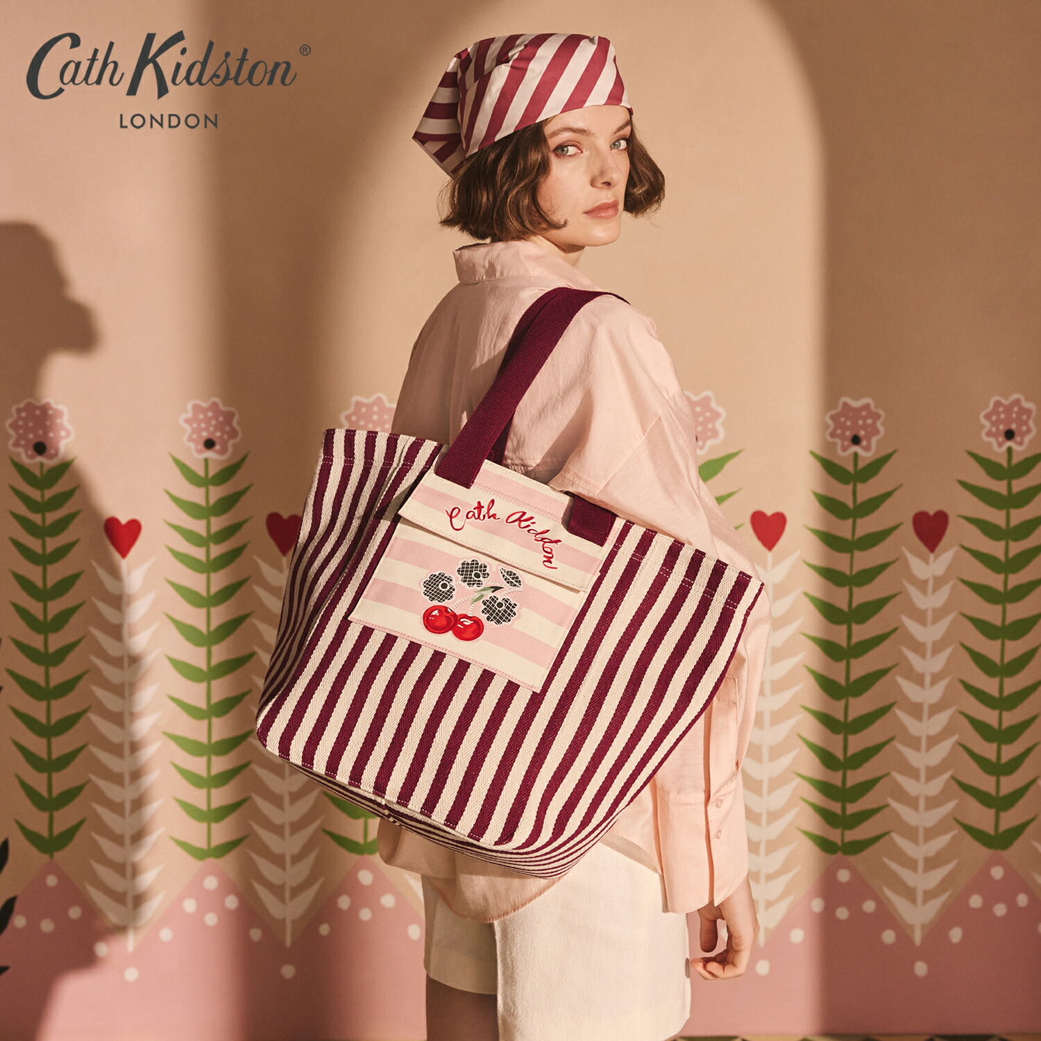 楽天市場】キャス キッドソン 公式 ラージ マーケット トートバッグ