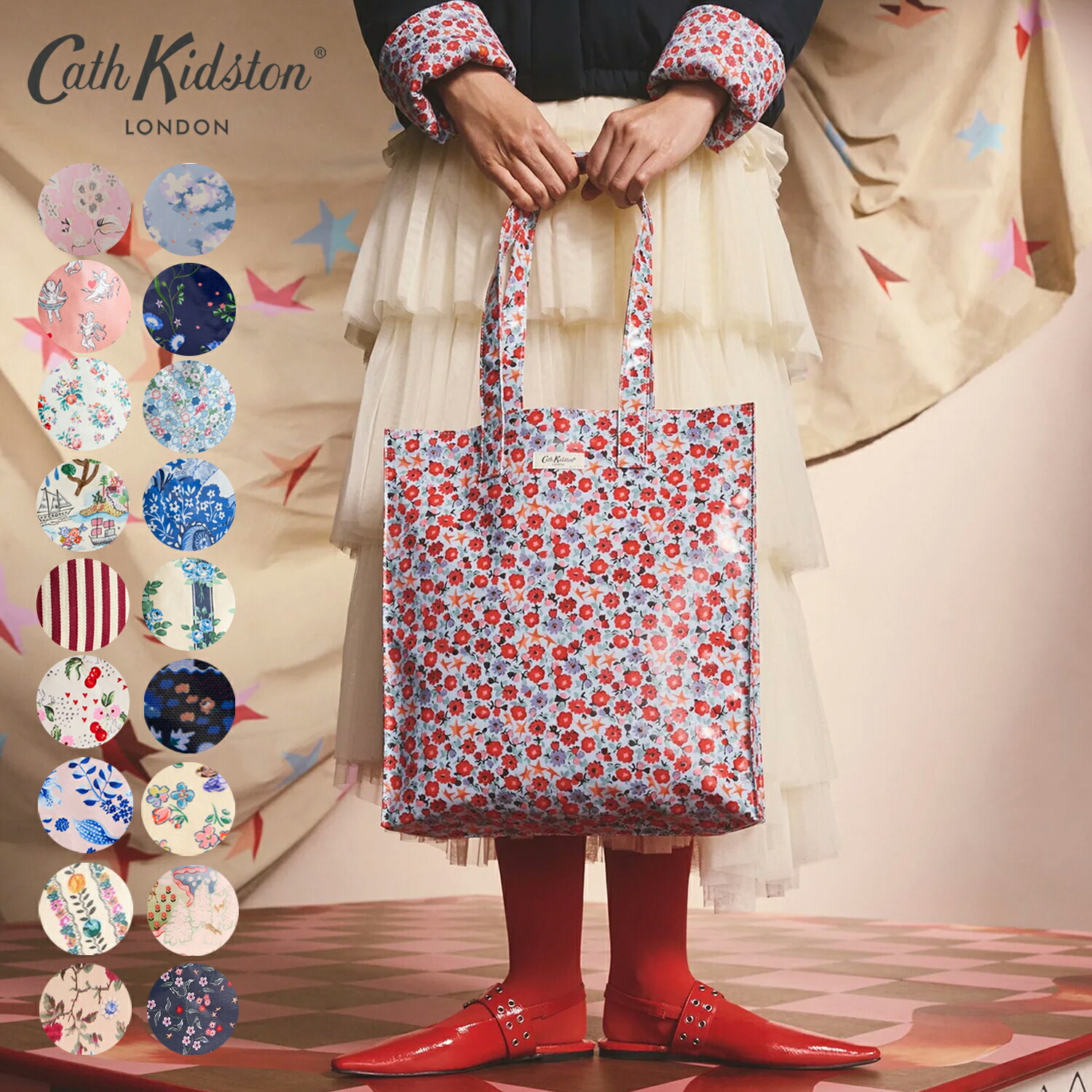 楽天市場】キャスキッドソン large foldaway toteの通販