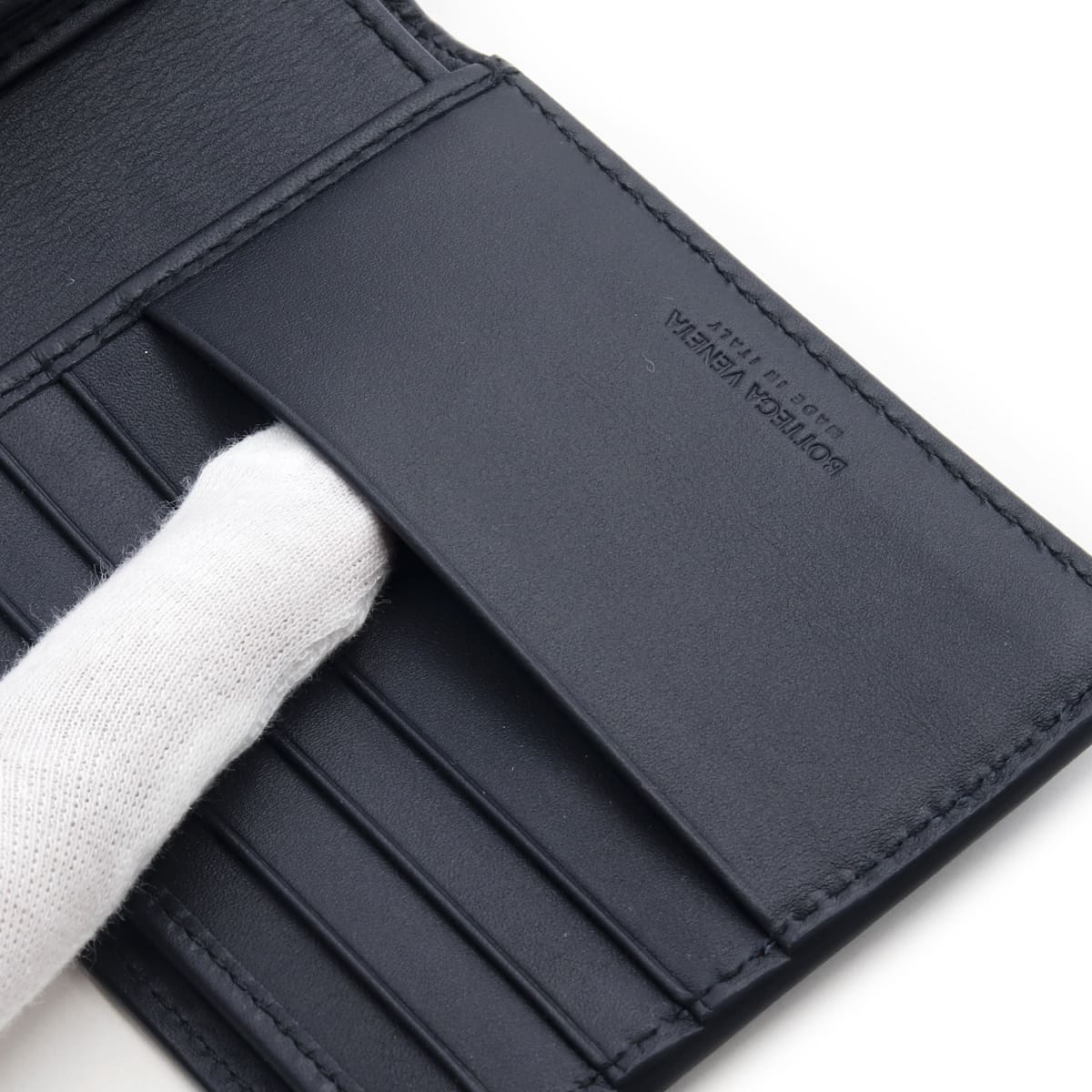 楽天市場】【 名入れ 】 ボッテガ 財布 メンズ 二つ折り ブランド