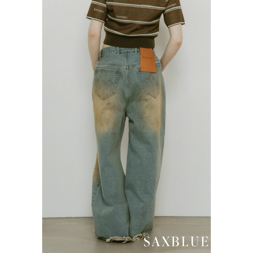 楽天市場】【30%OFF】Knuth Marf クヌースマーフdamage denim pants