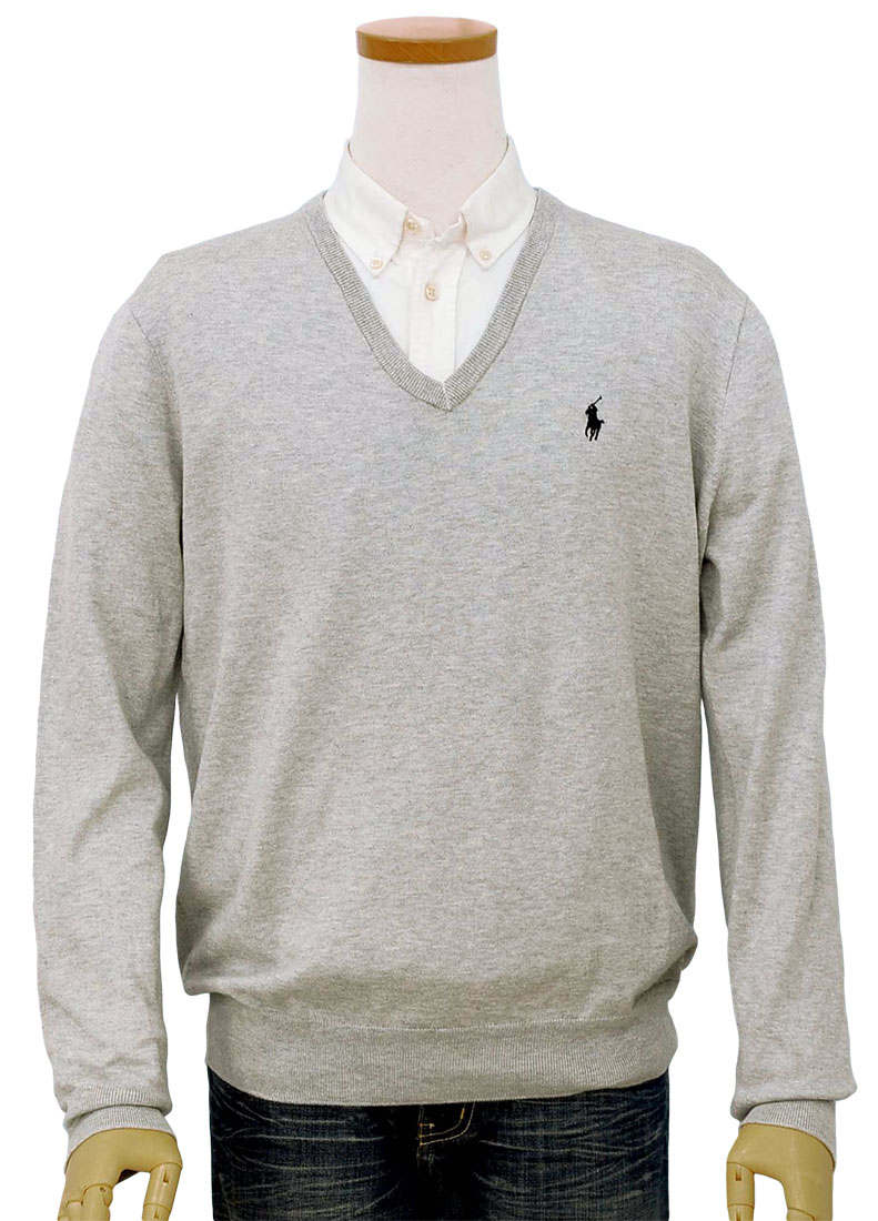 楽天市場】POLO by Ralph Lauren Men's定番コットン100％、V-ネック