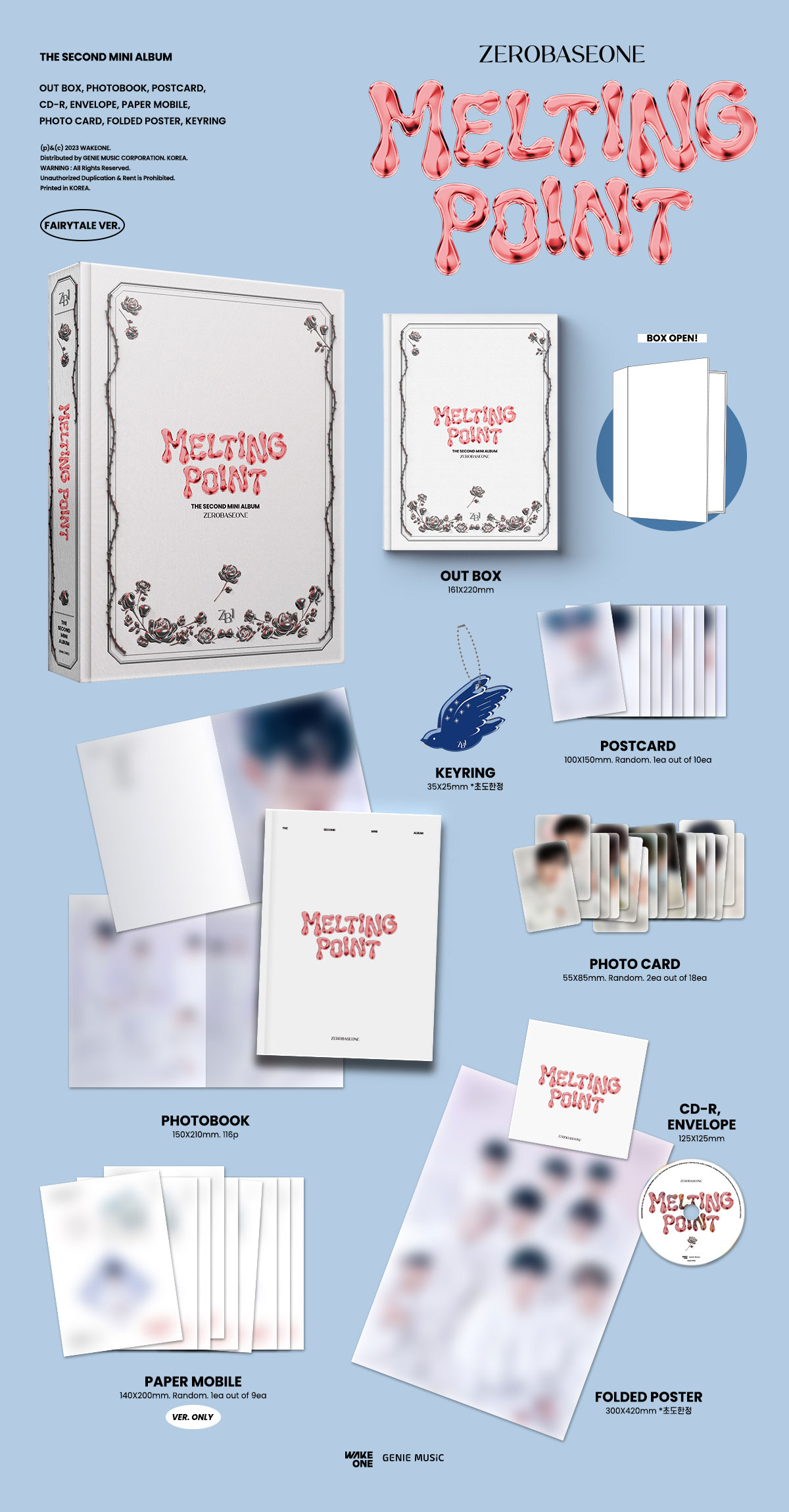 楽天市場】ZEROBASEONE - MELTING POINT / THE SECOND MINI ALBUM