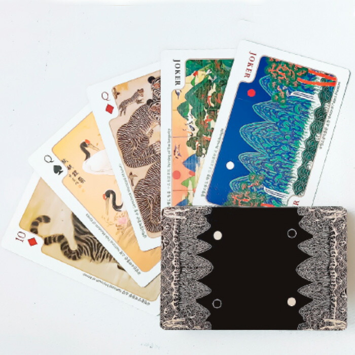 楽天市場】トランプ 韓国吉兆柄民画のトランプ2□trump-2-s【ギフト