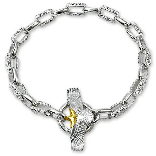楽天市場】【鷲見太郎 BRACELET ブレスレット】eagle eg-05/K18・925