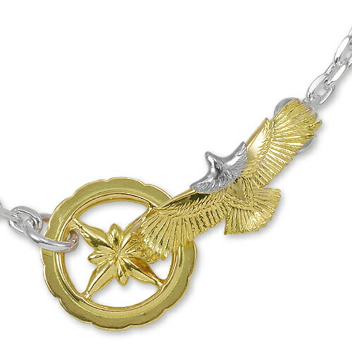 楽天市場】【鷲見太郎 Necklace ネックレス】PTYGイーグルフック&K18
