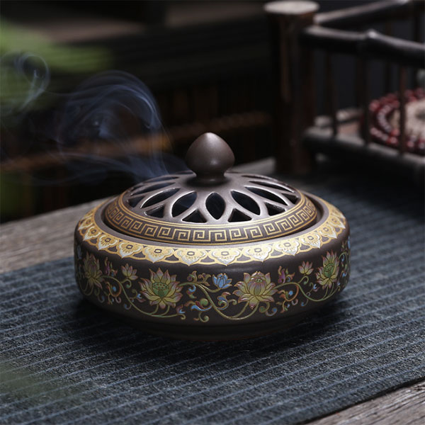 楽天市場】中国 香炉（お香立て・スタンド・受け皿｜アロマ・お香