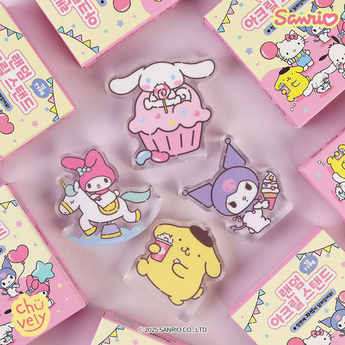 楽天市場】サンリオ マグネット ガチャ ランダム スタンド アクリル 全