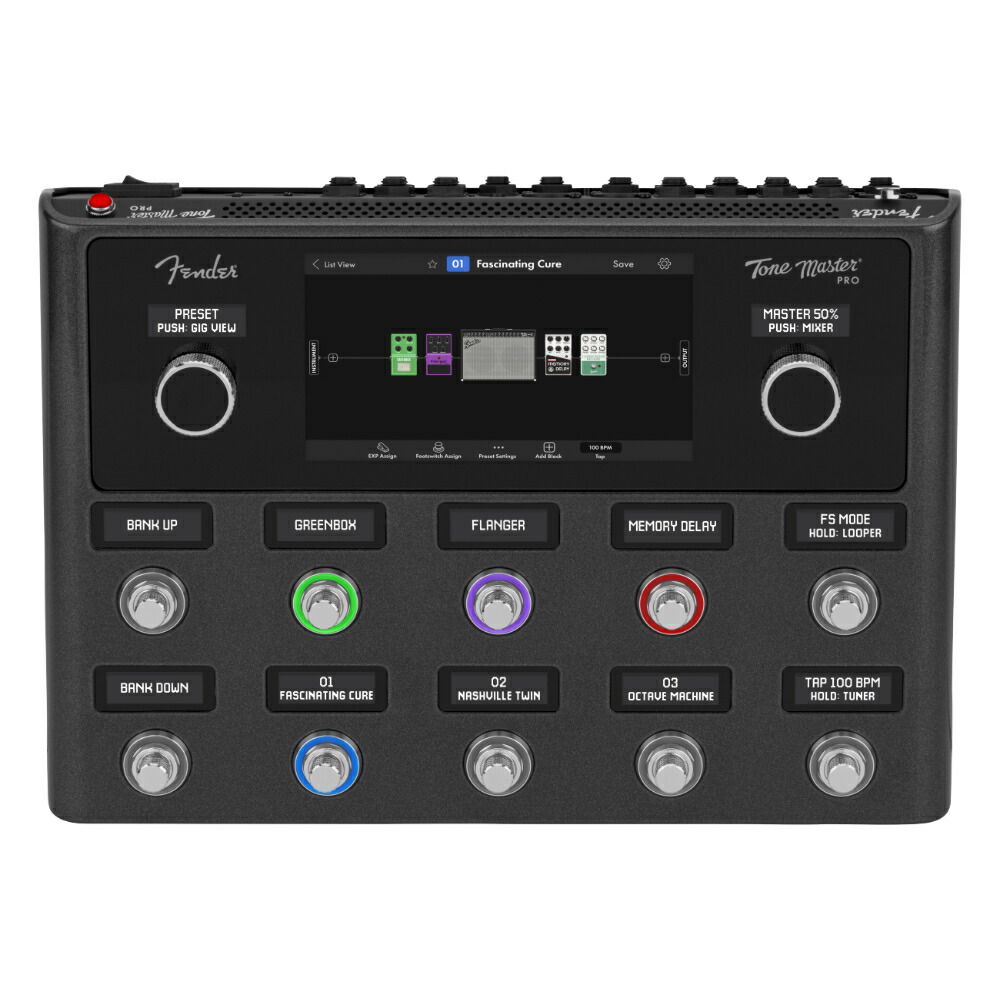 楽天市場】Fender フェンダー Tone Master Pro アンプモデラー マルチ