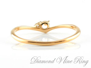 楽天市場】【スーパーセール 10%OFF】 k10 ダイヤモンドリング V字