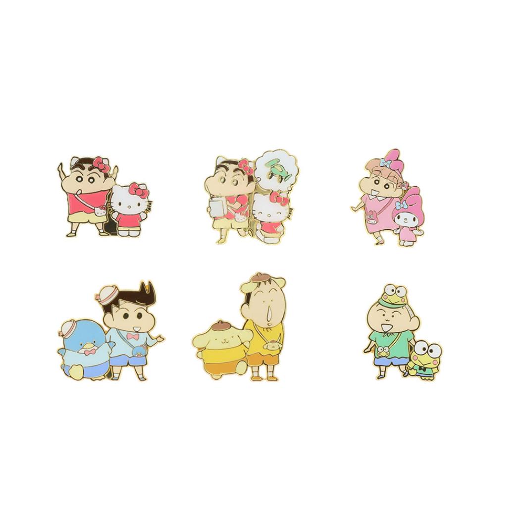 楽天市場】クレヨンしんちゃんxサンリオキャラクターズ ピンズ