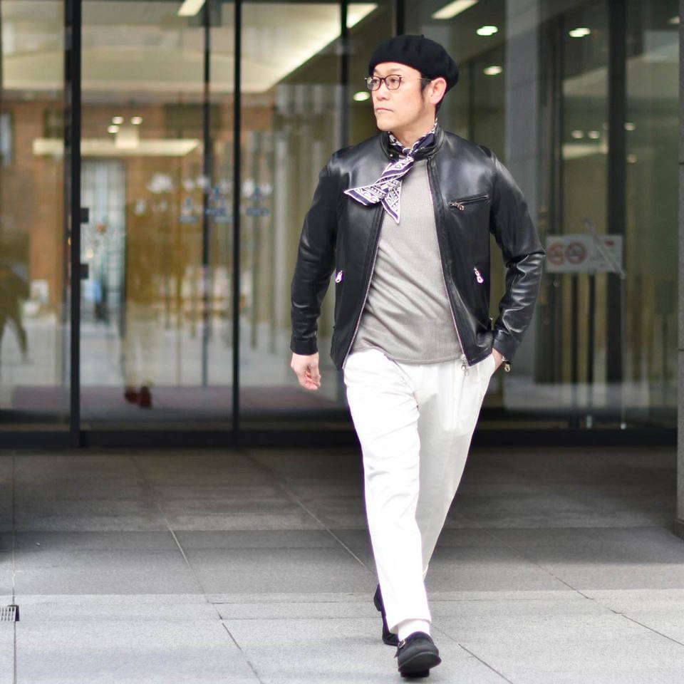 楽天市場】CINQUANTA【チンクアンタ】シングルライダースジャケット