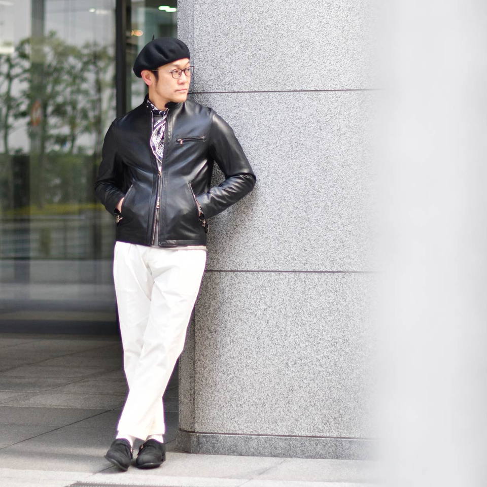 楽天市場】CINQUANTA【チンクアンタ】シングルライダースジャケット