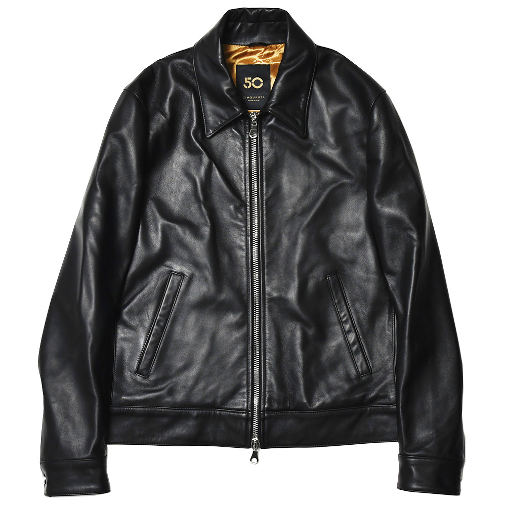 楽天市場】CINQUANTA / チンクアンタ ラムナッパレザーブルゾン R533/1