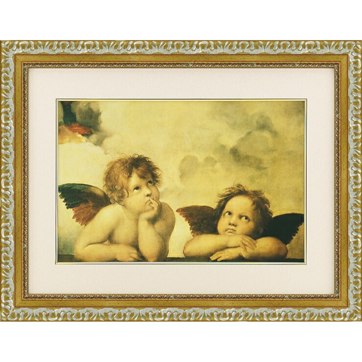 楽天市場】ラファエロ 天使 額絵の通販