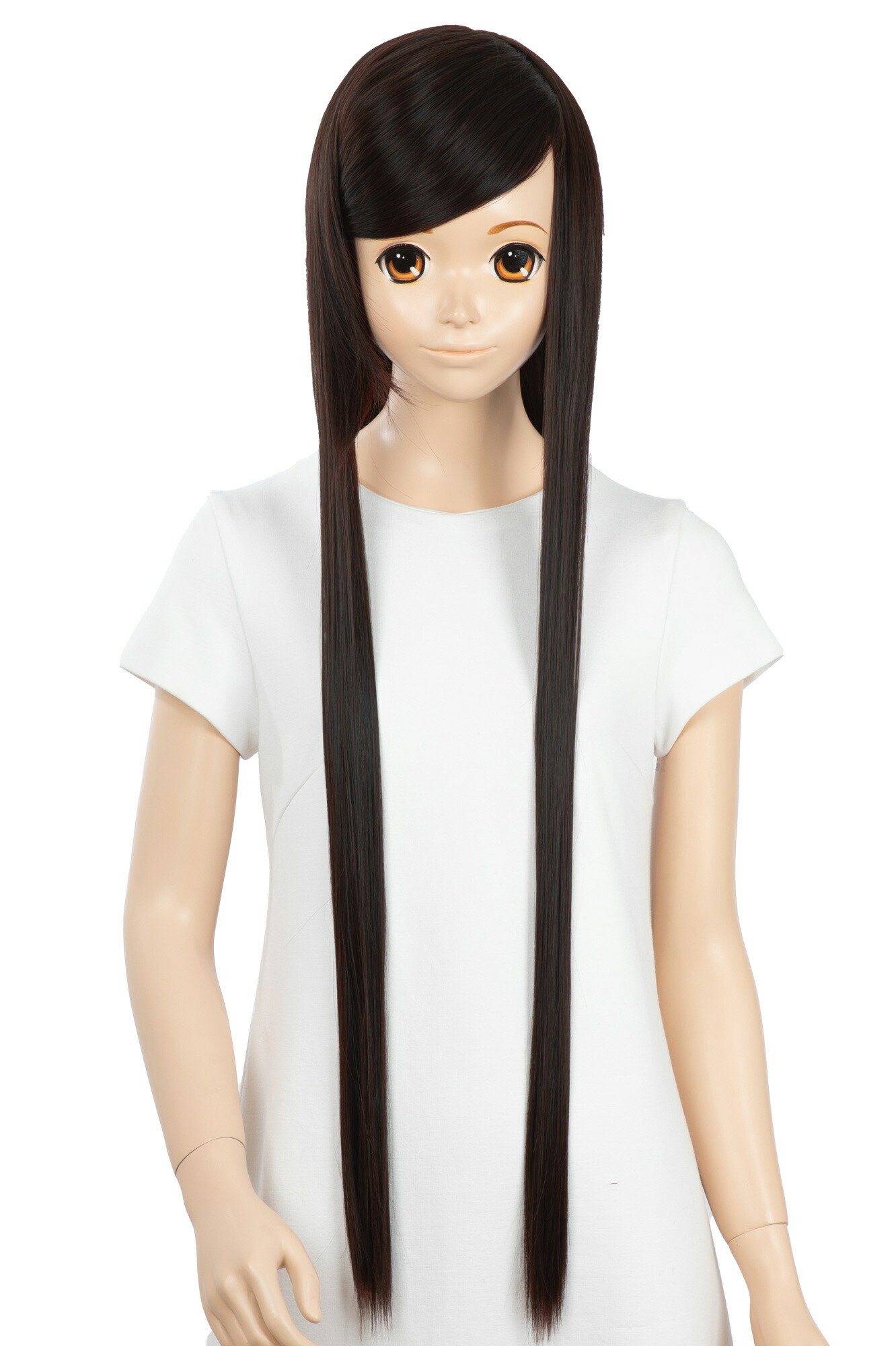 楽天市場】[クラッセ] 国内発送 ウィッグ ロング クールブラウン 茶