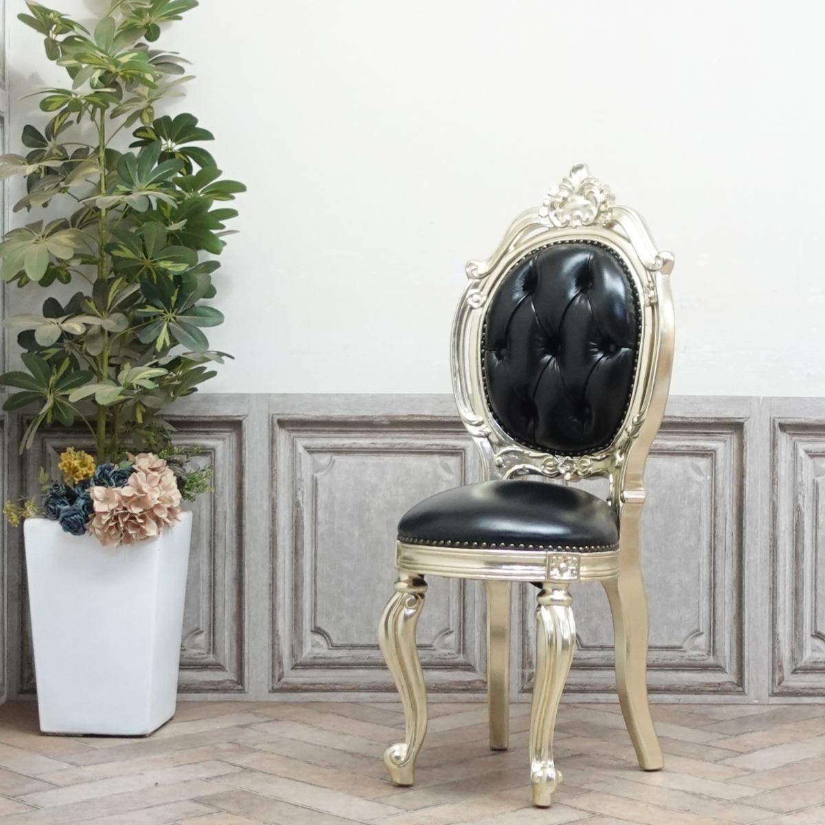 楽天市場】輸入家具 シングルチェア アンティーク ダイニングチェア