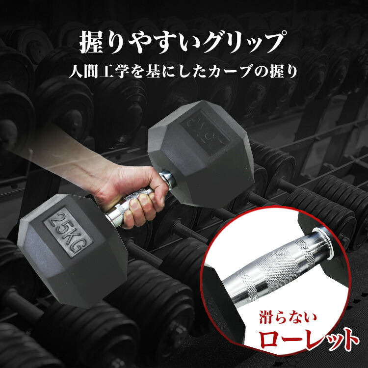 楽天市場】【最大10％OFFクーポン】ダンベル 25kg 2個セット 合計 50kg