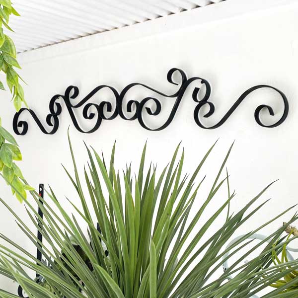 楽天市場】壁飾り アンティーク アイアン インテリア 横長 エレガント